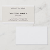 Professioneel, elegant, eenvoudig ontwerp, modern visitekaartje (Voorkant / Achterkant)