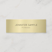 Professioneel elegant Gold-uiterlijk stijlvol, mod Mini Visitekaartje (Voorkant)