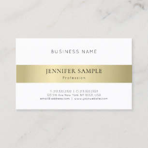 Professioneel Elegant Gouden Uiterlijk Minimalisti Visitekaartje