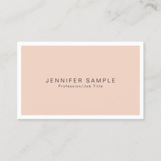 Professioneel Elegant Kleuren Modern Chique Ontwer Visitekaartje (Voorkant)