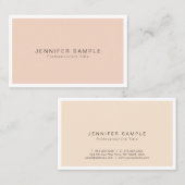 Professioneel Elegant Kleuren Modern Chique Ontwer Visitekaartje (Voorkant / Achterkant)