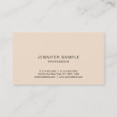 Professioneel elegant kleuren modern stijlvol desi visitekaartje (Achterkant)