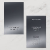 Professioneel elegant licht en schaduwkunst visitekaartje (Voorkant / Achterkant)