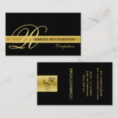 Professioneel elegant luxe visitekaartje (Voorkant / Achterkant)