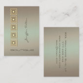 Professioneel elegant luxedrukbeeld visitekaartje (Voorkant / Achterkant)