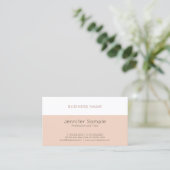 Professioneel elegant minimaal design, modern, lux visitekaartje (Staand voorkant)