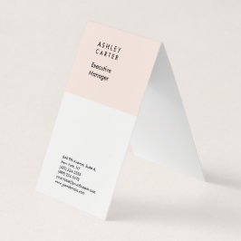 Professioneel elegant minimalistisch eenvoudig visitekaartje