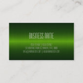 Professioneel Elegant Modern Donkergroen Visitekaartje (Achterkant)