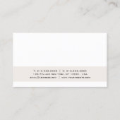 Professioneel Elegant Modern Eenvoudig Ontwerp Tre Visitekaartje (Achterkant)