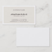 Professioneel Elegant Modern Eenvoudig Ontwerp Tre Visitekaartje (Voorkant / Achterkant)