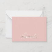 Professioneel Elegant Modern Gepersonaliseerd met  Notitiekaartje (Voorkant)