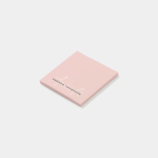 Professioneel Elegant Modern Gepersonaliseerd met  Post-it® Notes (Schuin)