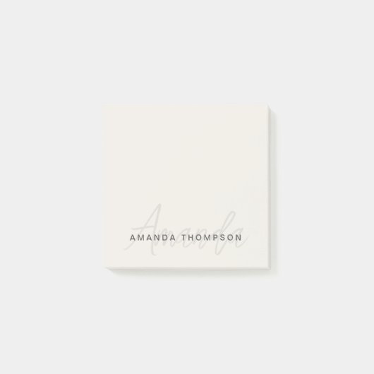 Professioneel Elegant Modern Gepersonaliseerd met  Post-it® Notes (Voorkant)