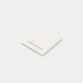 Professioneel Elegant Modern Gepersonaliseerd met  Post-it® Notes (Schuin)