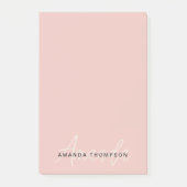 Professioneel Elegant Modern Gepersonaliseerd met  Post-it® Notes (Voorkant)