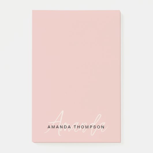 Professioneel Elegant Modern Gepersonaliseerd met  Post-it® Notes (Voorkant)