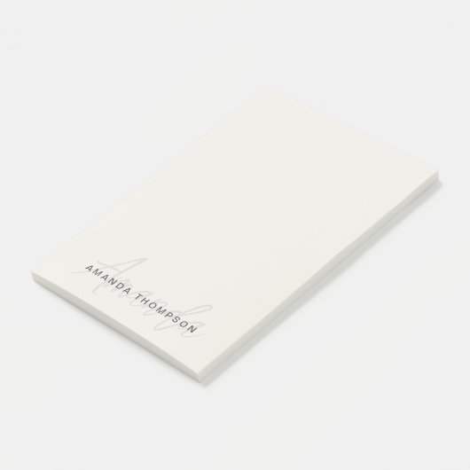 Professioneel Elegant Modern Gepersonaliseerd met  Post-it® Notes (Schuin)