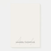 Professioneel Elegant Modern Gepersonaliseerd met  Post-it® Notes (Voorkant)
