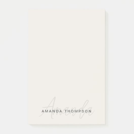 Professioneel Elegant Modern Gepersonaliseerd met  Post-it® Notes (Voorkant)