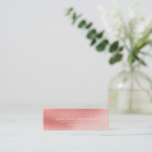 Professioneel elegant modern mini visitekaartje (Staand voorkant)