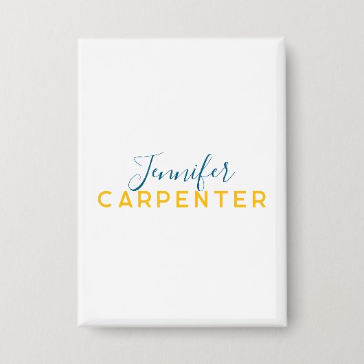 Professioneel elegant modern minimalistisch eenvou button (Voorkant)