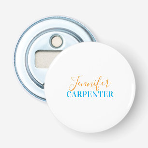 Professioneel elegant modern minimalistisch eenvou button flesopener