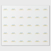 Professioneel elegant modern minimalistisch eenvou cadeaupapier (Vlak)
