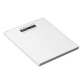 Professioneel elegant modern minimalistisch eenvou notitieblok (Schuin)