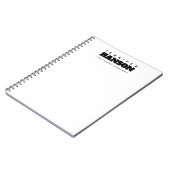 Professioneel elegant modern minimalistisch eenvou notitieboek (Linkerzijde)