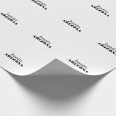 Professioneel elegant modern minimalistisch gewoon cadeaupapier (Hoek)