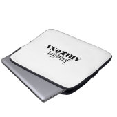 Professioneel elegant modern minimalistisch gewoon laptop sleeve (Voorkant onderkant)