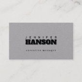 Professioneel elegant modern minimalistisch gewoon visitekaartje (Voorkant)