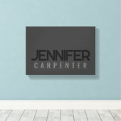 Professioneel elegant modern minimalistisch met na canvas afdruk (Insitu (Houten vloer))