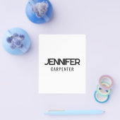 Professioneel elegant modern minimalistisch met na flyer (Enkel)