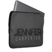 Professioneel elegant modern minimalistisch met na laptop sleeve (Voorkant Rechts)