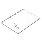 Professioneel elegant modern minimalistisch met na notitieboek (Linkerzijde)