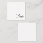 Professioneel elegant modern minimalistisch met na notitiekaartje (Voorkant / Achterkant)