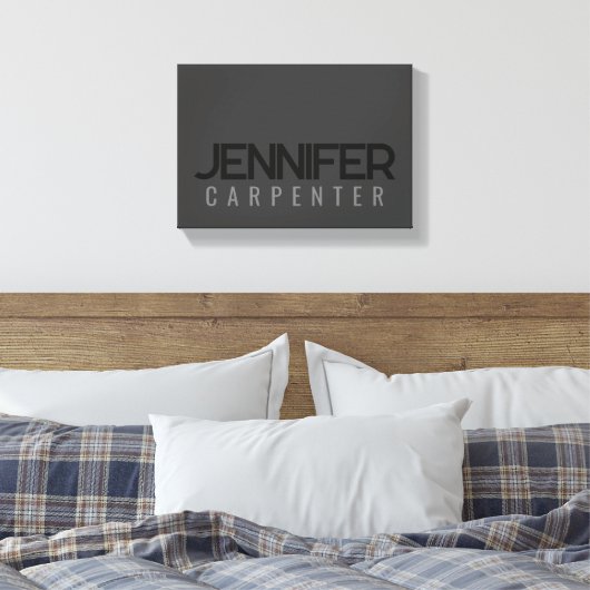 Professioneel elegant modern minimalistisch toevoe canvas afdruk (Insitu (Slaapkamer))