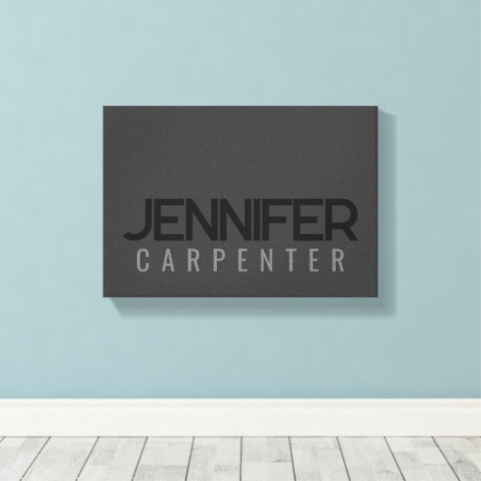 Professioneel elegant modern minimalistisch toevoe canvas afdruk (Insitu (Houten vloer))