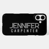 Professioneel elegant modern minimalistisch toevoe Case-Mate iPhone case (Achterkant (horizontaal))