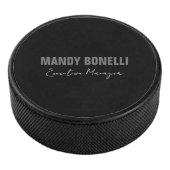 Professioneel elegant modern minimalistisch toevoe hockey puck (3/4)