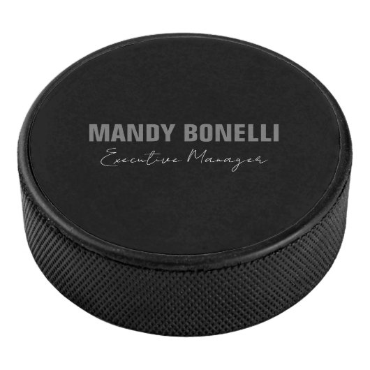 Professioneel elegant modern minimalistisch toevoe hockey puck (3/4)