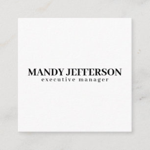 Professioneel elegant modern minimalistisch toevoe informatiekaartje