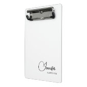 Professioneel elegant modern minimalistisch toevoe mini klembord (Angled2)