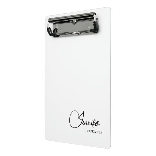 Professioneel elegant modern minimalistisch toevoe mini klembord (Angled2)