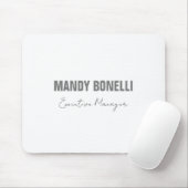 Professioneel elegant modern minimalistisch toevoe muismat (Met muis)