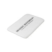 Professioneel elegant modern minimalistisch voeg n badmat (Gekanteld)