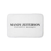 Professioneel elegant modern minimalistisch voeg n badmat (Voorkant)