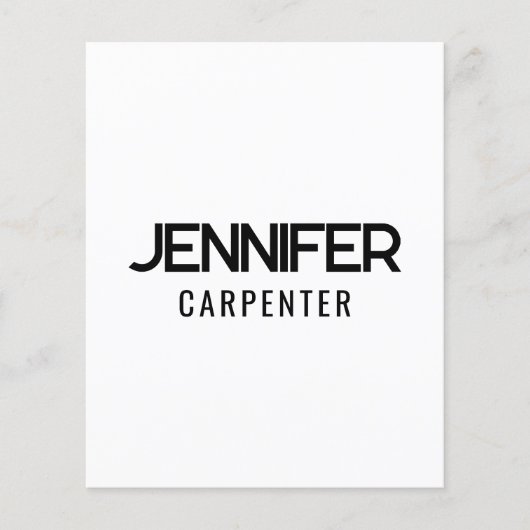 Professioneel elegant modern minimalistisch voeg n flyer (Voorkant)