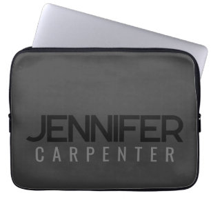 Professioneel elegant modern minimalistisch voeg n laptop sleeve